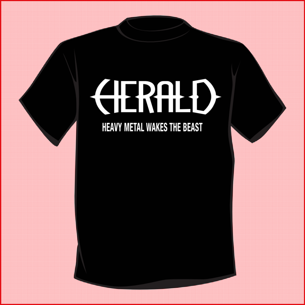 T-särk "Heavy Metal Wakes The Beast", esikülg