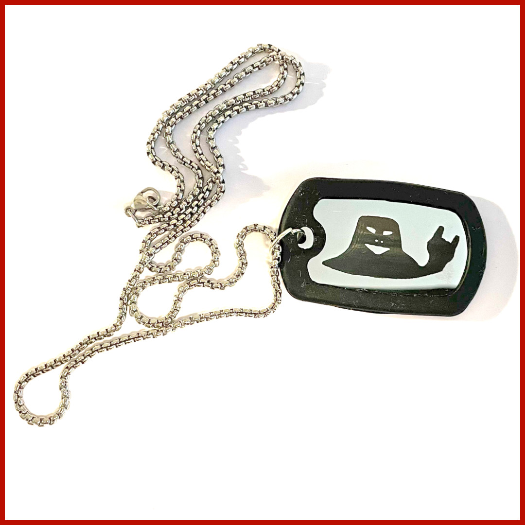 Herald dog tag back